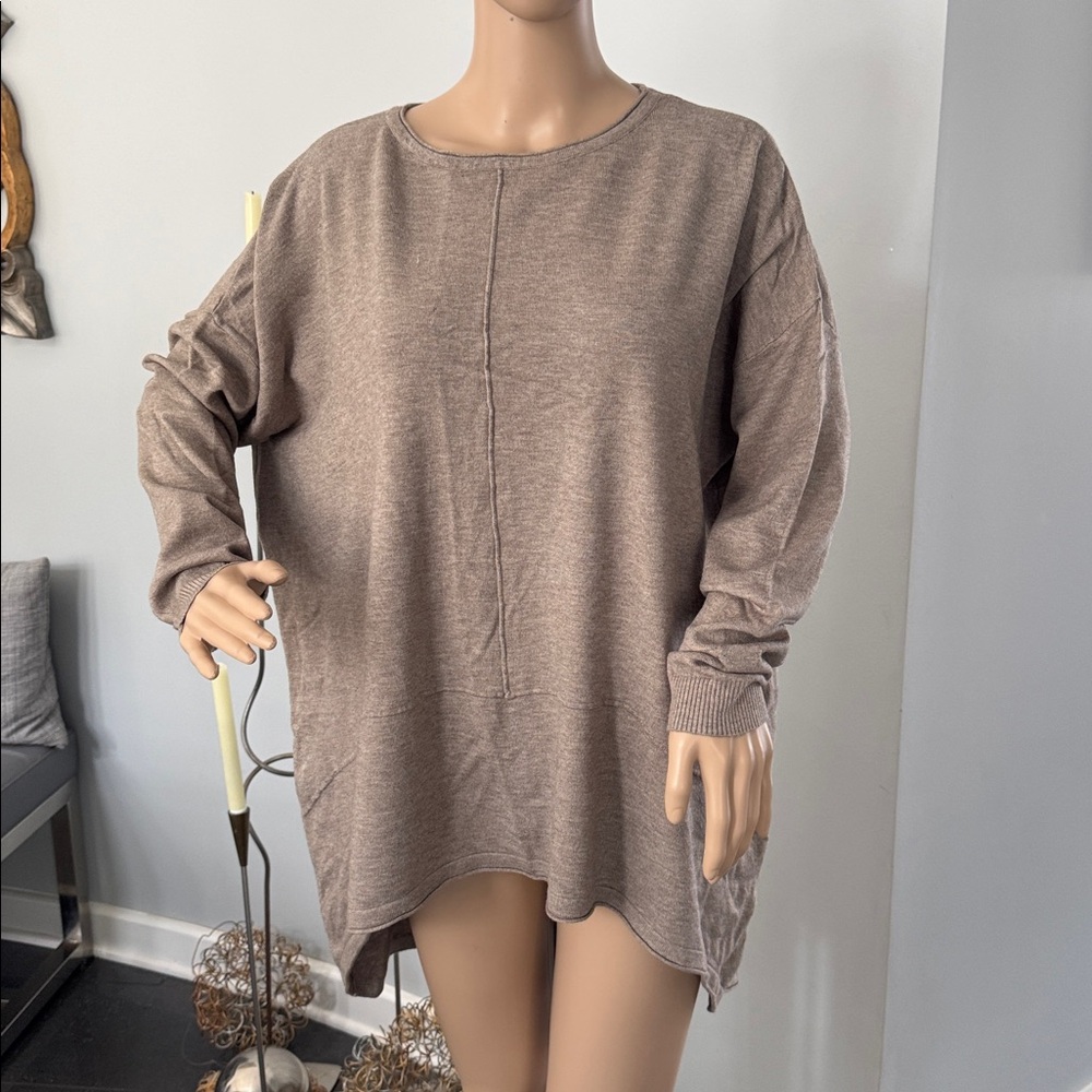 On Size Tunic Sweater